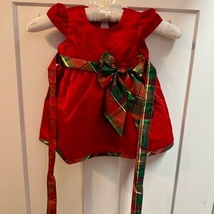 Festive Red Kids Costume Dress